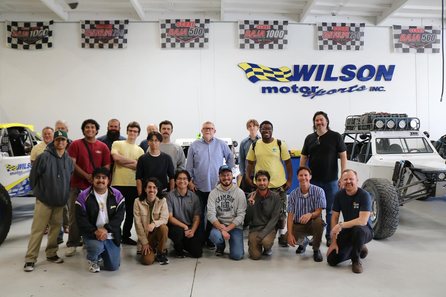 Team visit to Wilson Motorsports workshop